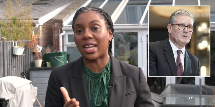 Kemi Badenoch tells Labour MPs to boot ‘inept’ Keir Starmer out of office as she unleashes savage attack on GB News