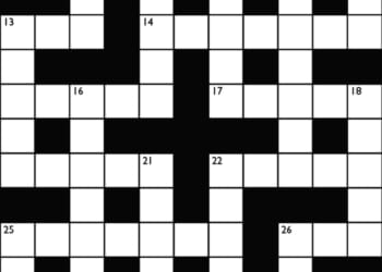 Crossword No. 1743