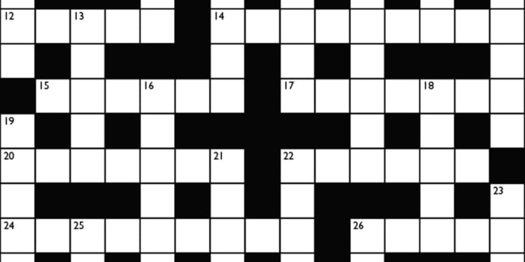 Crossword No. 1743