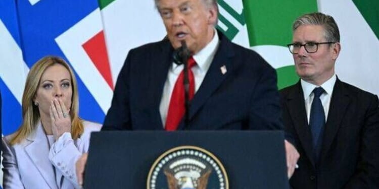 Starmer's awkward moment during Trump's Middle East WW3 speech | UK | News