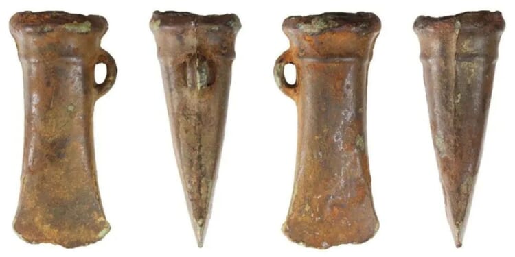 scientists excited by Bronze Age ingots dating back 3000 years discovered in 'very unusual' find