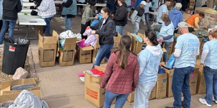 Church collects around 1,500 coats to give out to kids for winter