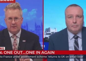 Mark White details how Iranian migrant returned to UK after being deported to France