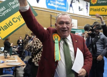 Caerphilly by-election: Watch moment Labour crumbles in Caerphilly as Plaid's Lindsay Whittle hails victory