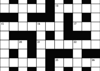 Crossword No. 1744