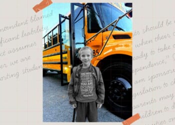 Michigan school says 7-year-old boy can't walk home from the bus stop