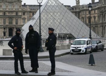 Two arrested over Louvre Museum heist after chainsaw robbers snatch £76million in jewels in just seven-minutes