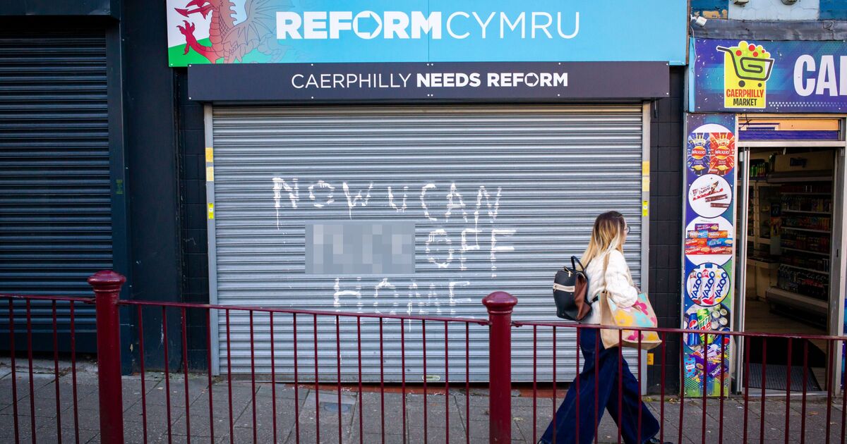 Reform UK office vandalised with 'f**k off home' message after by-election loss | Politics | News