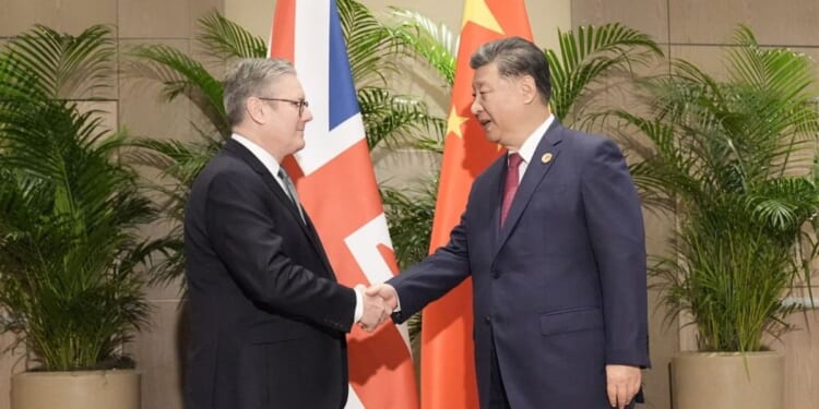 China pressures Keir Starmer to support invasion of Taiwan in major warning