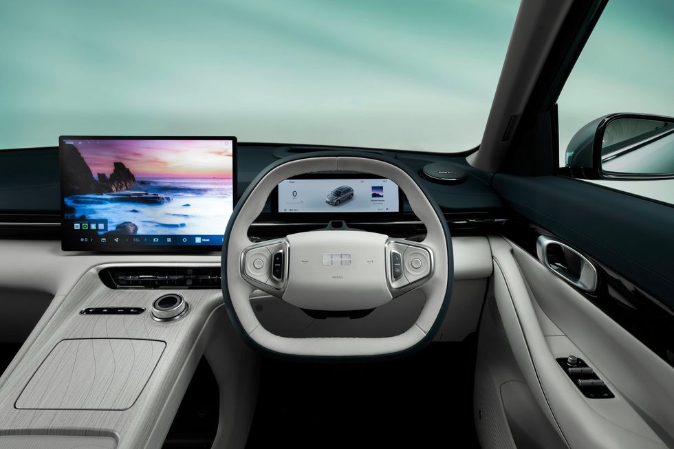 Interior of the Geely EX5