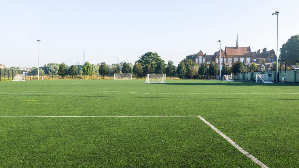 Football pitch in Southwark