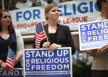 Which states are worst at protecting freedom of faith groups