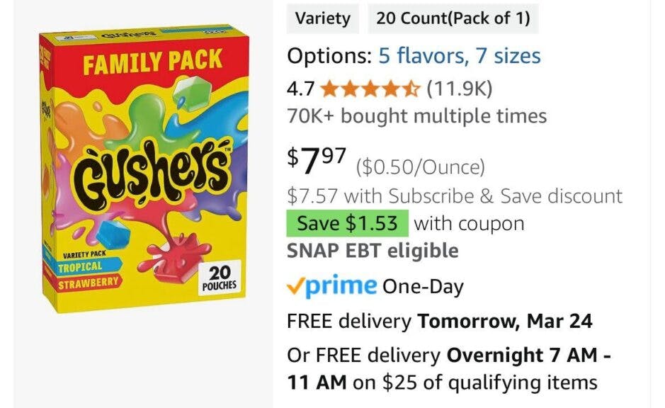 Screenshot: Amazon.com