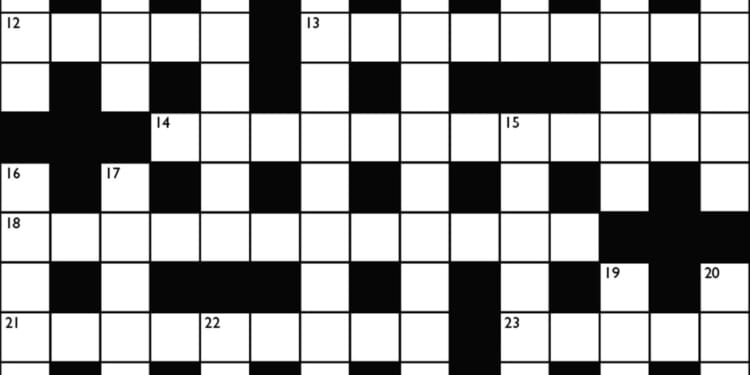 Crossword No. 1745