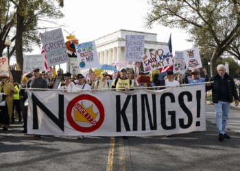 Alabama police arrest 61-year-old woman in penis costume at No Kings protest