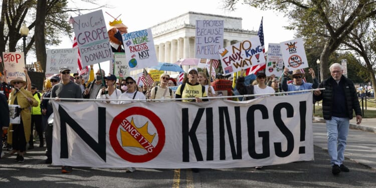 Alabama police arrest 61-year-old woman in penis costume at No Kings protest