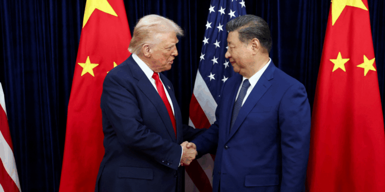 Donald Trump and Xi Jinping meet for first time since 2019 in South Korea
