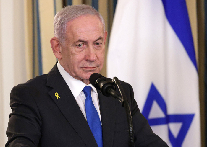 Israeli Prime Minister Benjamin Netanyahu participates in a joint news conference with U.S. President Donald Trump in the State Dining Room at the White House on Sept. 29, 2025, in Washington, DC. President Trump welcomed Netanyahu for his fourth visit to the White House, where the two leaders met to discuss the latest U.S. backed plans to end the war in Gaza and secure the release of the remaining hostages held by Hamas.