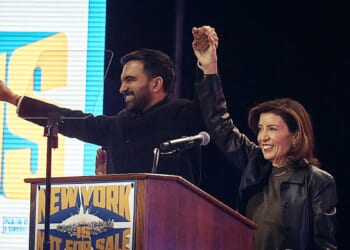 Hochul Says She Thought Socialists Chanting ‘Tax The Rich’ At Her Were Saying ‘Let’s Go Bills’