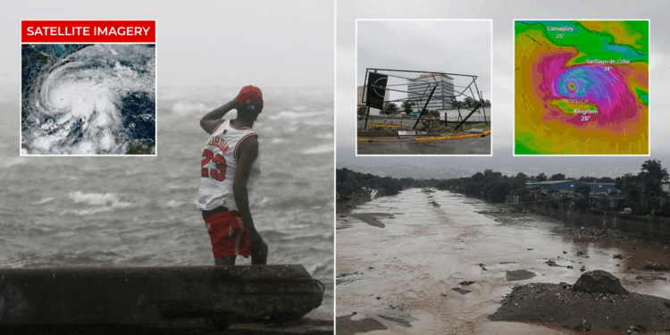 Hurricane Melissa: Jamaica is declared 'disaster area' as storm strikes