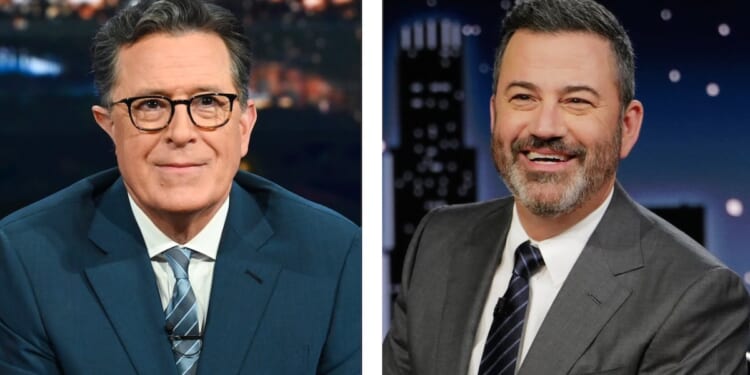 Kimmel, Colbert Praise Trump For Peace Deal, Then Mock Him