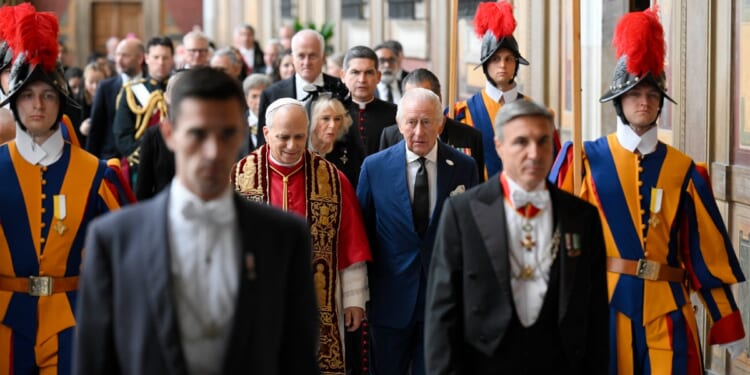 King Charles III prays with Pope Leo XIV in Sistine Chapel