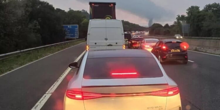 M5 traffic LIVE: Motorway closed as vehicle bursts into flames near Exeter | UK | News