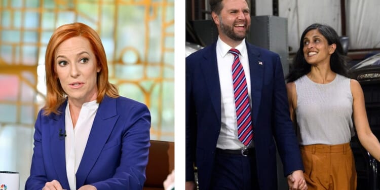 MSNBC’s Jen Psaki Slammed For ‘Unhinged’ Attack On Second Lady Usha Vance