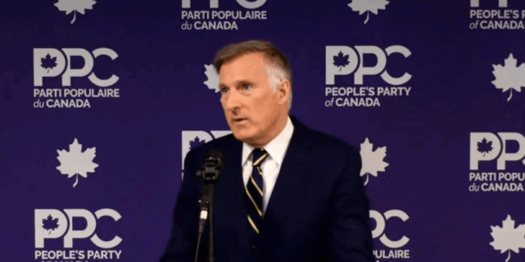 Maxime Bernier warns Canadians of threat to internet access posed by Liberal bill