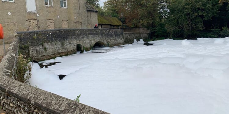 Mystery as white foam appears on UK river where dead fish found | UK | News