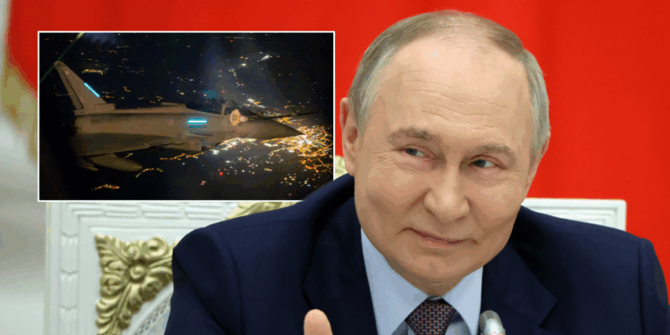 Nato scrambles fighter jets after 'cruel' Vladimir Putin breaches Lithuania's airspace