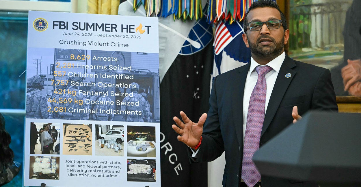 Nearly Half-Ton of Fentanyl Seized by FBI in 3-Month Sweep