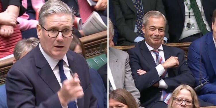 Nigel Farage loses it over Keir Starmer's PMQs attack: 'Not much point!' | Politics | News