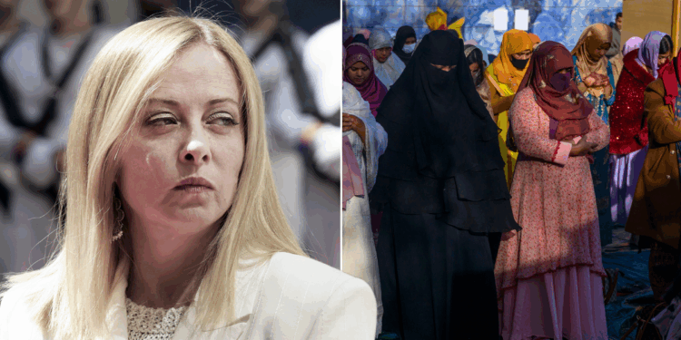 PM Giorgia Meloni wages war on 'Islamic separatism' and vows to ban religious garment