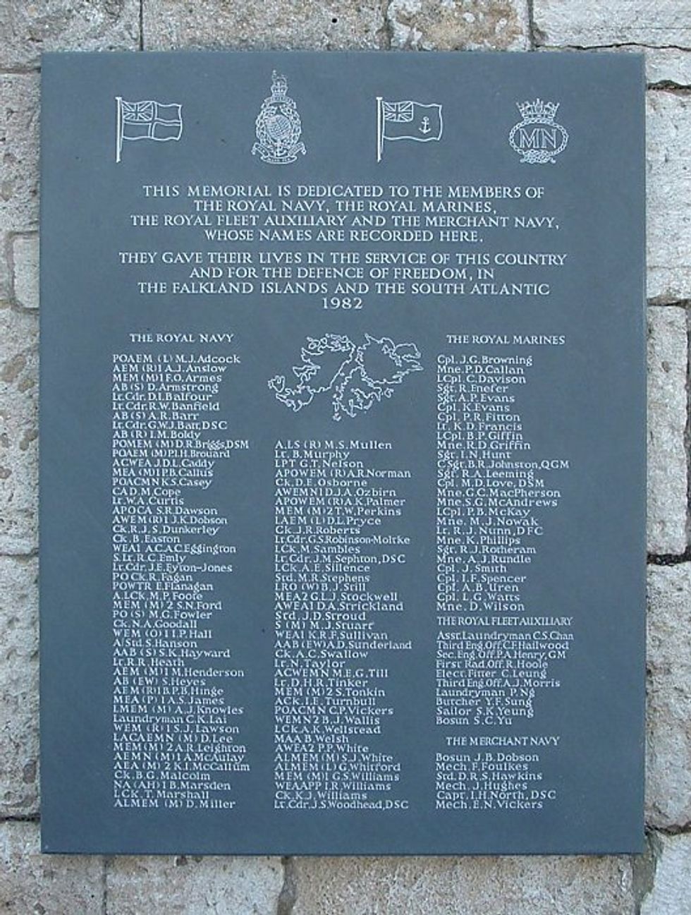 The Falklands Memorial
