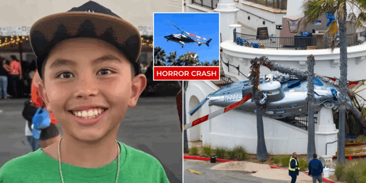Schoolboy Oliver Holland, 11, crushed by aircraft that smashed into ground at world-famous US landmark