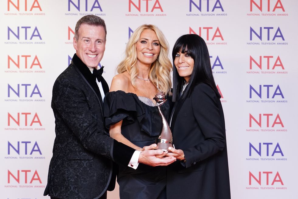Anton du Beke; Tess Daly; Claudia Winkleman