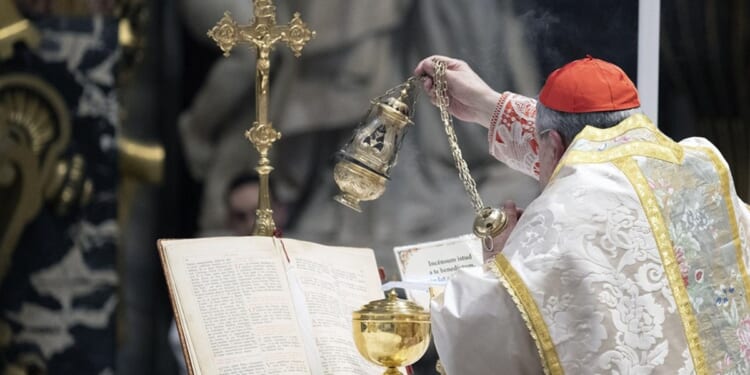 Traditional Latin mass celebrated in St Peter’s Basilica