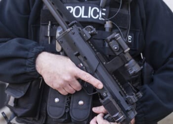 Armed police deployed after man wields 'samurai sword' over parking in Stoke-on-Trent