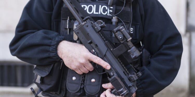 Armed police deployed after man wields 'samurai sword' over parking in Stoke-on-Trent
