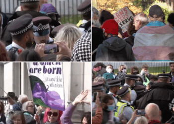 Protests erupt across Britain as women’s rights groups demand implementation of trans guidance: 'Law is the law!'