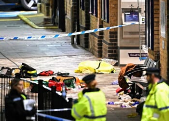 Police say ‘nothing to suggest’ incident is terror-related as nine suffer life-threatening injuries