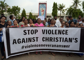 Believers unite in prayer for persecuted Christians