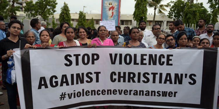 Believers unite in prayer for persecuted Christians