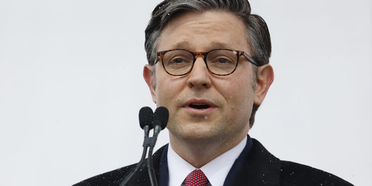 Mike Johnson responds to ICE altercations with clergy