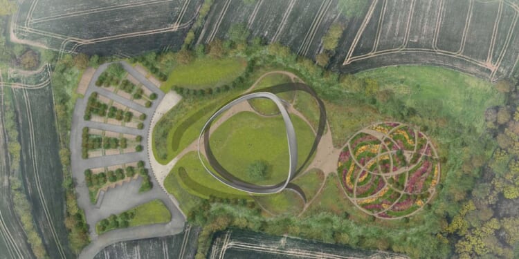 Construction begins on Britain's largest Christian monument