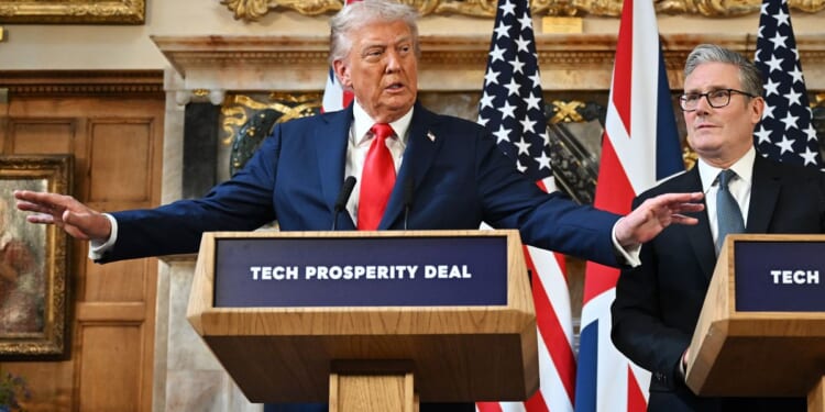 Three ways US President has outshone Keir Starmer in one year as Republican leader marks anniversary