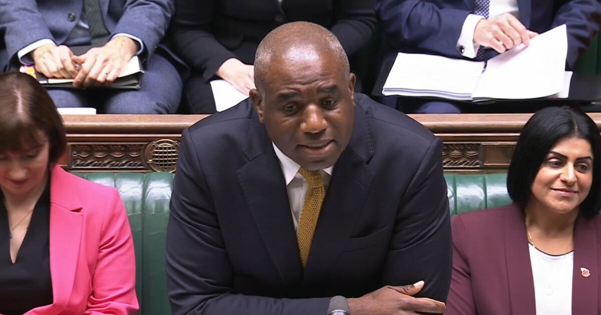 Politics LIVE: David Lammy accused of 'dereliction of duty' in migrant prisoner row