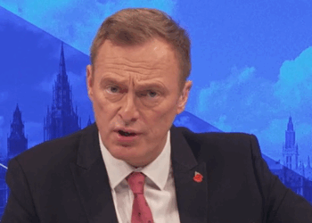 Martin Daubney chokes back tears after war memorial arson attack