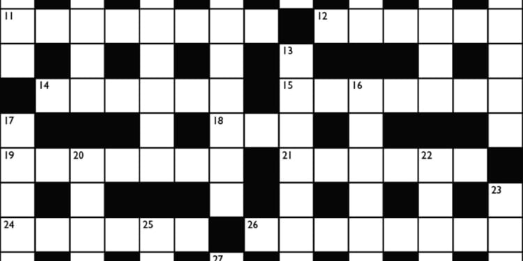 Crossword No. 1746